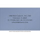 Petite Squares Double Sided Shimmer Contact Cards Image 6 of 6